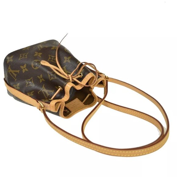 authenticity guaranteed LOUIS VUITTON Nano Noe Mini Shoulder Bag - Picture 5 of 14